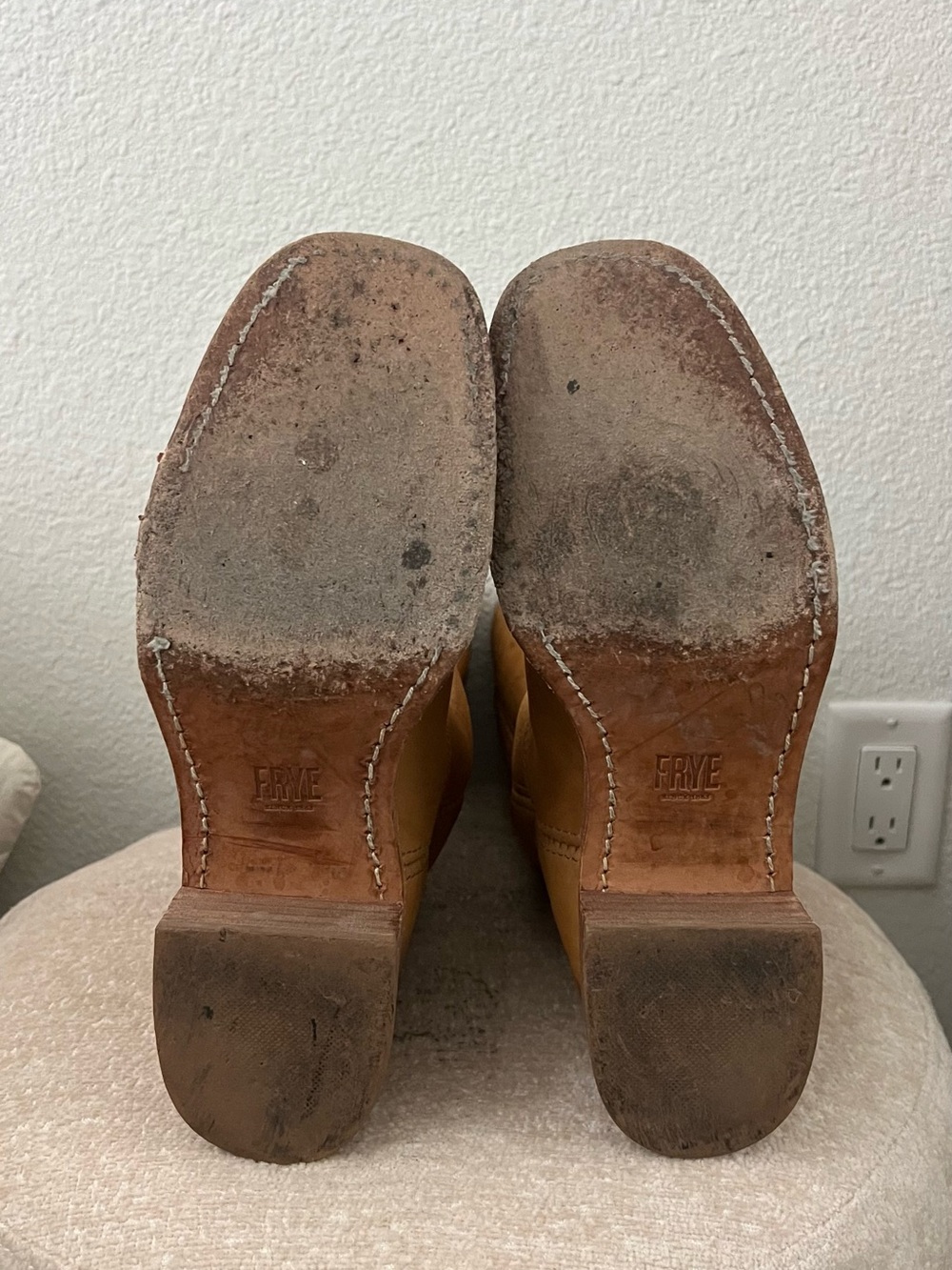 FRYE Campus 14L Boots in Banana - Picture 7 of 8